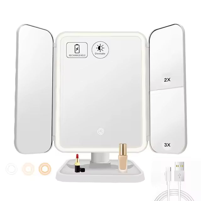 Espejo LED Premium HD: Tu Iluminación de Estudio Profesional en Casa ✨